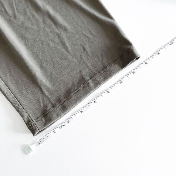 NWT Kim & Co Womens Elastic Waistband Pull On Wide-Leg Pants Khaki Size Small - Picture 7 of 7